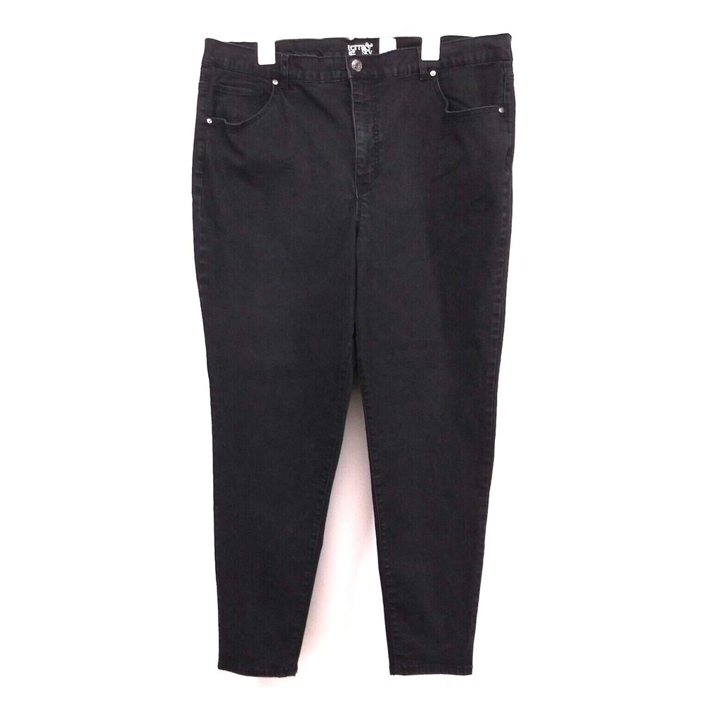 Terra & Sky Women's Skinny Jeans - Black